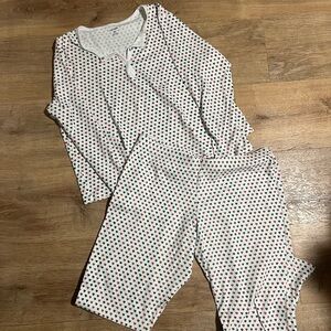 Roller Rabbit Green and Pink Heart PJs